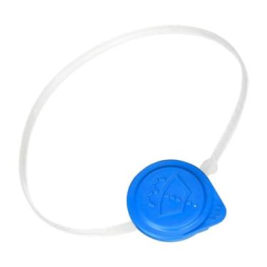 Imagem de Click&Fit Tampa do reservatório de fluido do lavador de para-brisa compatível com Honda Accord Civic 2004-2015 - tampa da garrafa do tanque de água do carro 76802SEFS01, azul