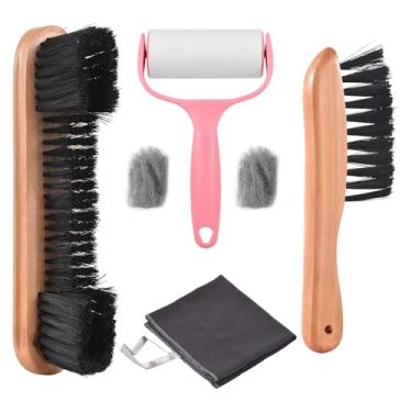 Imagem de Kit Premium de Limpeza Mesa Bilhar - Acessórios e Equipamentos Inclui Pincel para Trilhos Toalha Tacos Polimento Ponta Taco Rolo Lixo Adesivo Feltro Manutenção