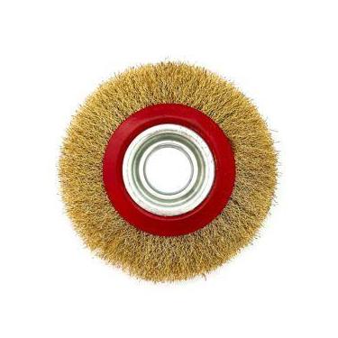 Imagem de Escova de Aço Circular para Esmeril de 6" x 3/4 x 1/2 Hessen - HESSEN 