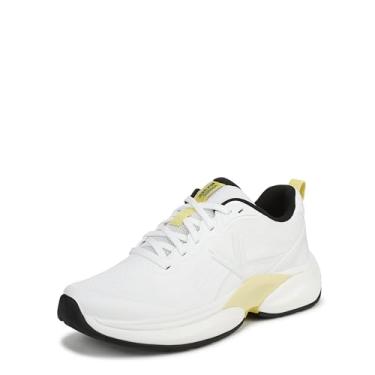 Imagem de Vionic Tênis feminino Walk Quest, Couro e malha branco/preto, 40