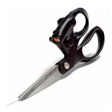 Imagem de Tesoura guia mira laser corte com precisão - Armarinhos Beaba