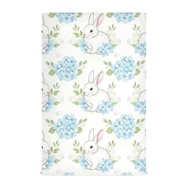 Imagem de Burbuja Toalhas de cozinha Bunny Pacote com 4, panos de prato absorventes reutilizáveis de microfibra para secagem e limpeza, 45 x 71 cm