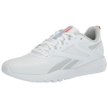 Imagem de Reebok Tênis feminino Flexagon Energy Tr 4, Calçado branco/cinza puro 2/azul claro, 40