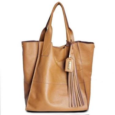 Imagem de Bolsa House of Caju Tote Couro Alça Ombro Casual Feminina-Feminino