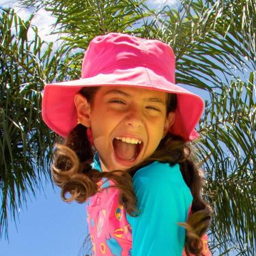 Imagem de Chapéu Infantil Proteção UV Pink Neon Everly