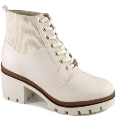 Imagem de Coturno Feminino Salto Tratorado com Elástico Via Uno 583010-Feminino