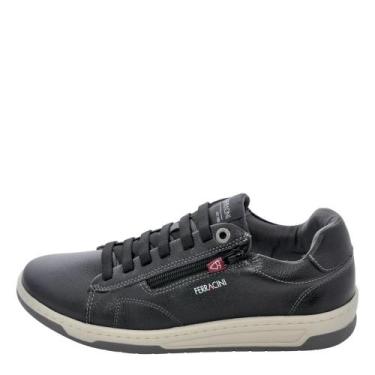 Imagem de Sapatênis Masculino Ferracini Vox REF: 8052-A COURO, Preto, 40