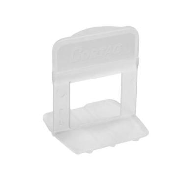 Imagem de Kit de espaçadores nivelador 1,0mm cortag para nivelamento porcelanato