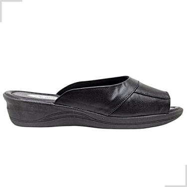 Imagem de Tamanco Antistress Feminino FR255 Conforto Em Couro - pisada forte cal