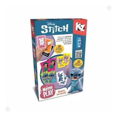 Imagem de Jogo Da Memória Memo Play Disney Stitch 1284 - Elka