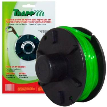 Imagem de Carretel para Aparador de Grama Modelo para Cortador Reposição com Fio Nylon 8m 1 e 8mm...