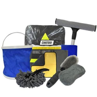 Imagem de Kit para limpeza de carros 9 peças - Pro Chatou - Sigma