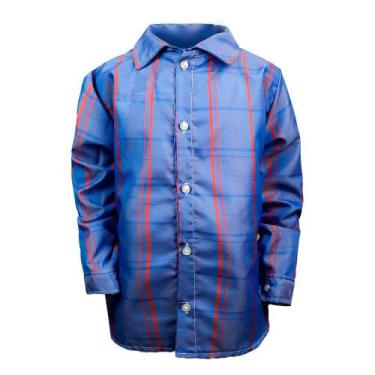 Imagem de Camisa Xadrez Infantil Menino Para Festa Junina 2 a 10 Anos - Fantasia