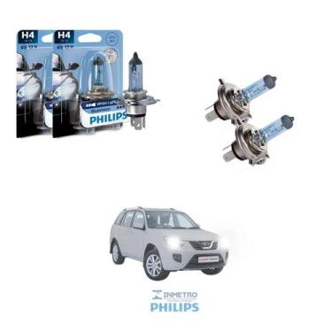 Imagem de Lâmpadas Farol Chery Tiggo Philips H4 BlueVision