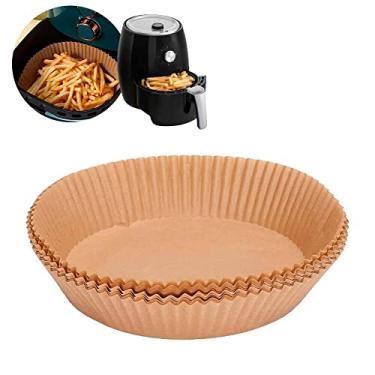 Imagem de LYOR - Conjunto de 50 Formas de Papel Descartável para Air Fryer 16cm x 20cm x 4,5cm