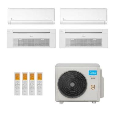 Imagem de Ar-Condicionado Multi Split Inverter Midea 36.000 (2x Evap HW 9.000 + 
