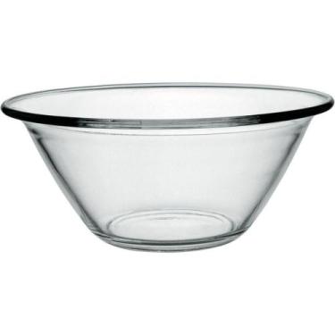 Imagem de Saladeira Bowl Tigela Home&co Vidro 13x29x29cm Transparente - HOME & C