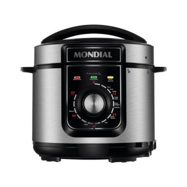 Imagem de Panela de Pressão Elétrica Mondial 5L Pratic Cook PE-48-5L-I 900W Pret