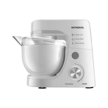 Imagem de Batedeira Planetária Mondial BP-03-B 700W 12 velocidades, Branco, 220V