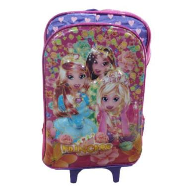 Imagem de Mochila Grande Com Rodinha Escolar Infantil - Pacific, Princess