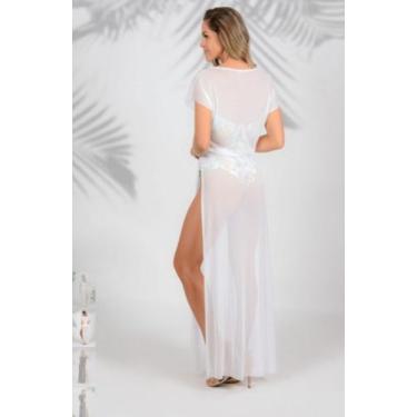Imagem de Saída de Praia Linda Off White - Rosa Camilo 