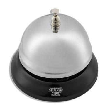 Imagem de Campainha de Mesa em Aço Cromado 85mm - Brw