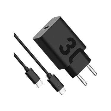 Imagem de Carregador de Parede Motorola Turbopower 30W com Cabo USB-C Bivolt Qualcomm Quick Charge 3.0