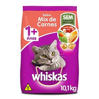 Imagem de whiskas Ração Whiskas Para Gatos Adultos Mix De Carnes 10 1 Kg