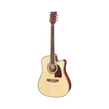 Imagem de Violão Folk Cutaway Elétrico Eagle Satin Natural Aço CH889