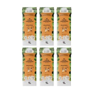 Imagem de Kit 6 bebida vegetal mixed nuts 1l a tal da castanha