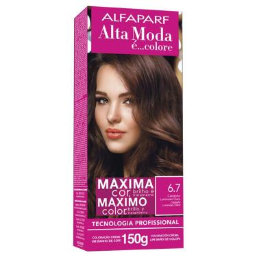 Imagem de Tintura Alta Moda  6.7 Castanho Luminoso Claro