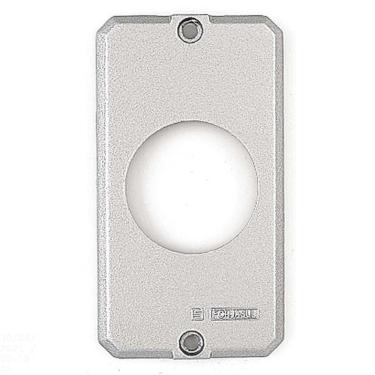 Imagem de Tampa para condulete 1/2" e 3/4" com 1  posto redondo Tramontina