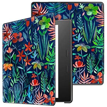 Imagem de Capa fina para Kindle Oasis 2017 9ª geração 2019 10ª geração Kindle Oasis – Capa impermeável com despertar/hibernação automática