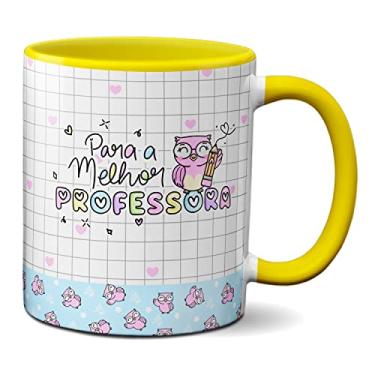 Imagem de Caneca Dia Dos Professores Presente Para Melhor Professora (Amarela)
