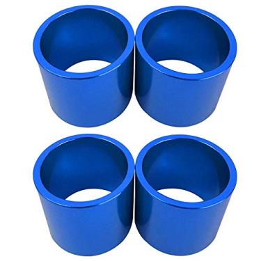 Imagem de Kit 4 Espaçador Calypso de 30mm para Garfo Ahead em Alumínio Azul