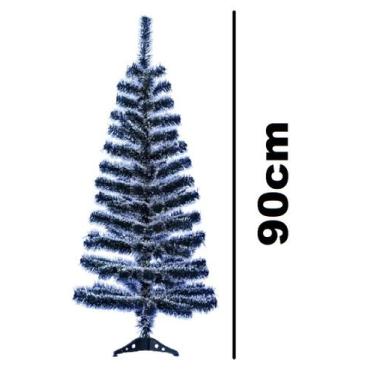 árvore natal - 1,80 azul nevado