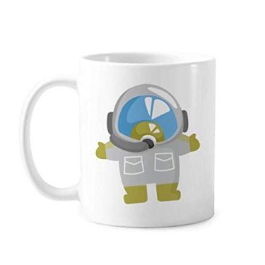 Imagem de Universo e alienígena adorável caneca de astronauta cerâmica xícara de café porcelana louça