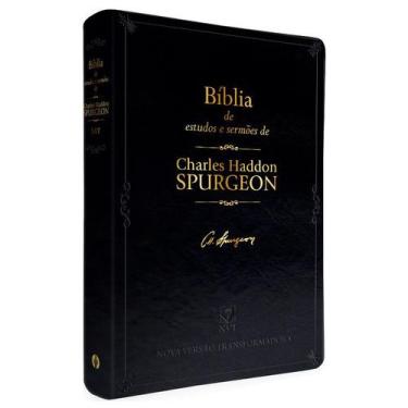 Imagem de Bíblia De Estudos E Sermões De C. H. Spurgeon  Nvt - Preta