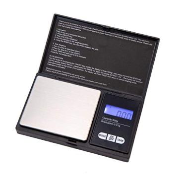 Imagem de balança digital de bolso, mini balança de bolso 500g / 0,01g balança de cozinha balança de precisão balança de joalharia balança lcd eletrônica clamshell, com tela lcd retroiluminada função tara