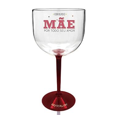 Imagem de Taça Gin Bicolor Vermelha Personalizada para Dia das Mães - Seu Amor