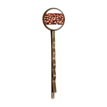 Imagem de Boné de metal retrô com imagem de ameixa de frutas temperadas frescas