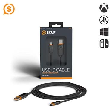Imagem de SCUF Braided USB-C Cable - Black 6 feet / 2 Meters USB Type C Connection and Charging for Xbox Controllers, PS5 Controllers, and Smart Phones - Xbox Series X;