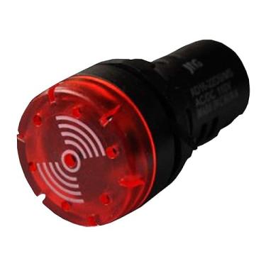 Imagem de Sinalizador Sonoro e Led 12Vcc Vermelho Jng