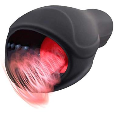 Imagem de 2 em 1 Masturbadores Masculinos 3D Realista Toy Toys Stroker Masculino Brinquedos de Brinquedos de Sexo Masculino Prazer Oral Masturbação vibradoris masculinoGJ315