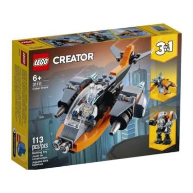 Imagem de Lego Creator 3-In-1 Cyber Drone Nave Robô 113 Peças  31111