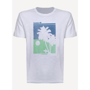 Imagem de Camiseta Estampada Aleatory Summer 88 Branca-Masculino