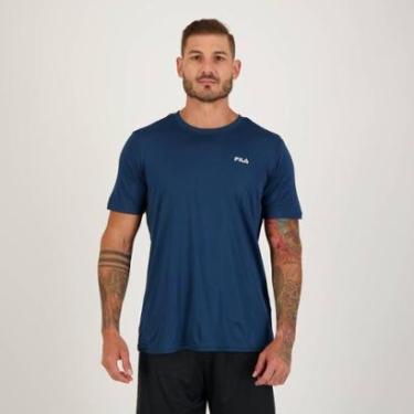 Imagem de Camiseta Fila Basic Sports Azul Petróleo-Masculino
