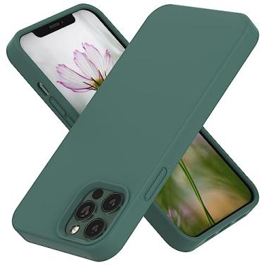 Imagem de Capas de silicone da série iPhone 13, incluindo iPhone 13 mini (5,4 polegadas), iPhone 13 (6,1 polegadas), iPhone 13 Pro (6,1 polegadas) e iPhone 13 Pro max (6,7 polegadas) (verde floresta, iPhone 13