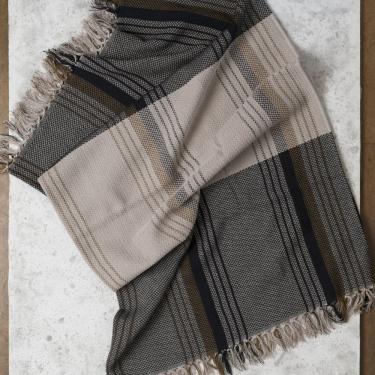 Imagem de Manta para Sofá 100% Algodão 120cm X 150cm Bege / Cru