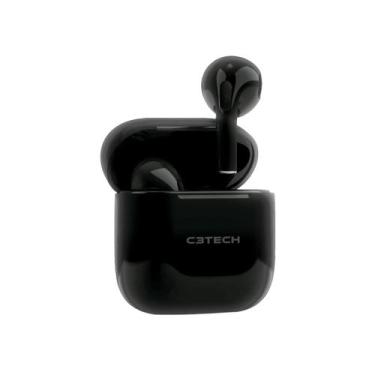 Imagem de Fone De Ouvido Bluetooth Sem Fio Tws Touch Preto - C3Tech